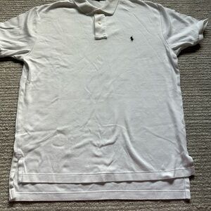 White Vintage Ralph Lauren Polo Shirt